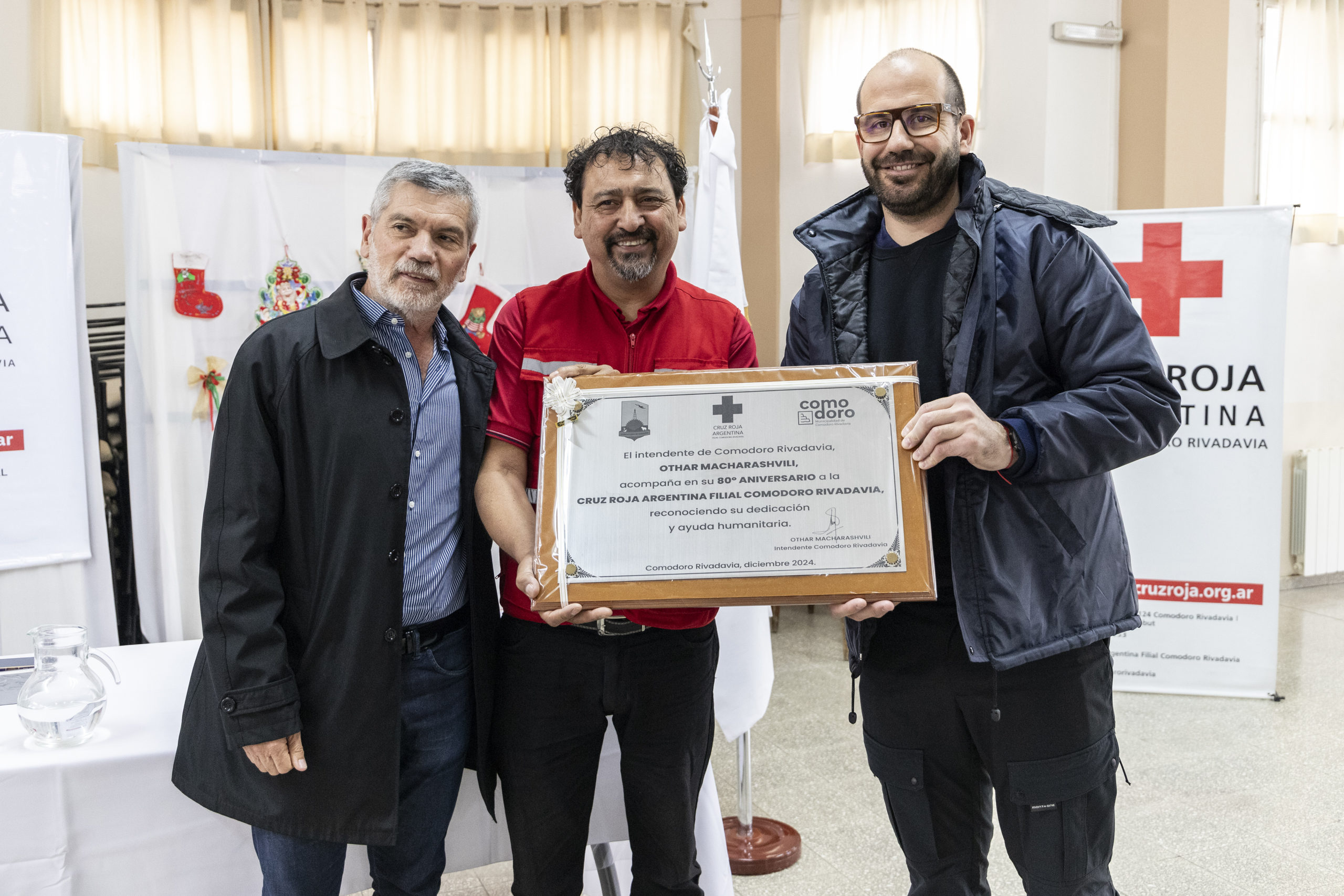 El Municipio acompañó el acto por el 80° Aniversario de la Filial de la Cruz Roja y el Día del Voluntariado