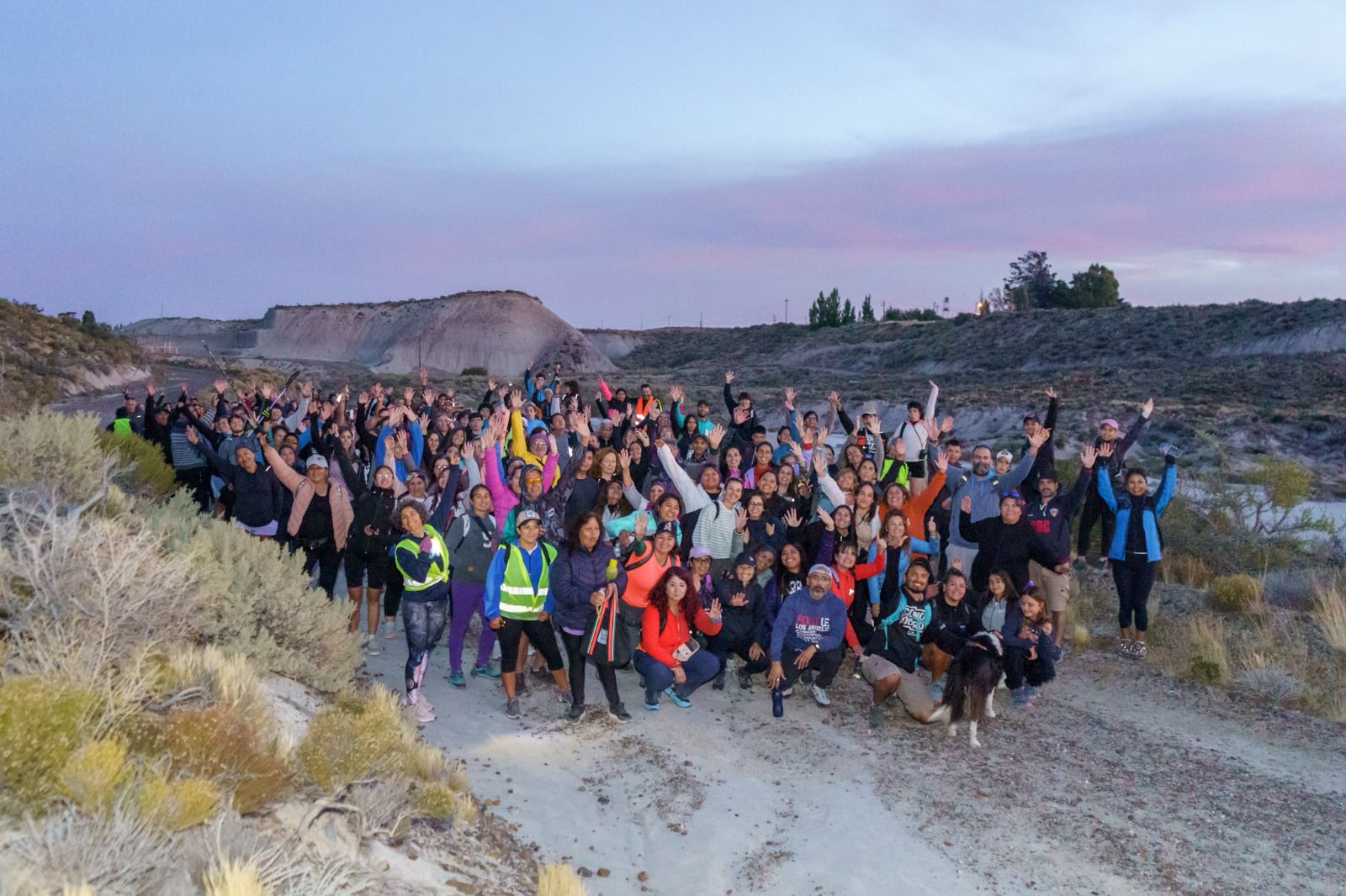 El Trekking de la Luna Llena Aniversario cumplió exitosamente su objetivo solidario