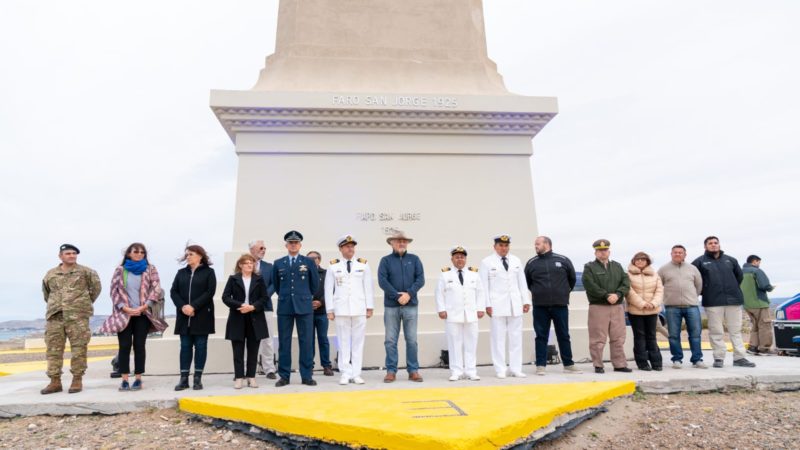 Othar presidió el acto por el Centenario del Faro San Jorge