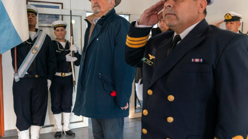 Othar acompañó el acto por el 211° Aniversario de la Armada Argentina
