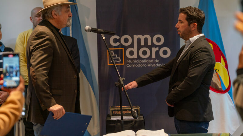 Asumieron Ezequiel Turienzo y Fernando Ostoich como nuevos funcionarios del Municipio