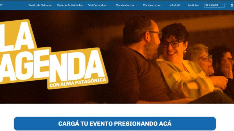 Comodoro Turismo invita a la comunidad a sumarse a #LaAgenda de eventos
