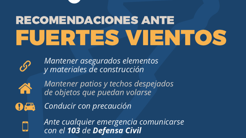 Defensa Civil reforzará las guardias ante una nueva alerta meteorológica