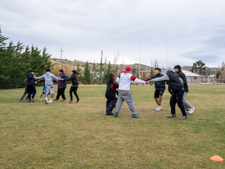 Integrantes del espacio “Patria Grande” visitaron Comodoro Rugby Club
