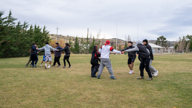 Integrantes del espacio “Patria Grande” visitaron Comodoro Rugby Club