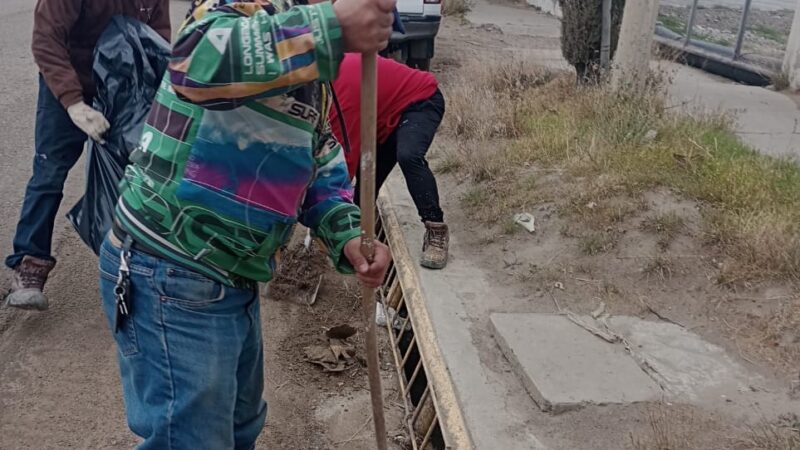Se potencia el mantenimiento de sumideros y bocas de tormenta