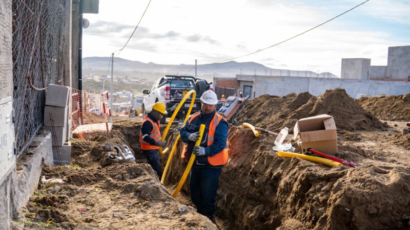 El Municipio avanza con la obra de gas de barrio Acceso Sur que beneficiará a más de 200 familias