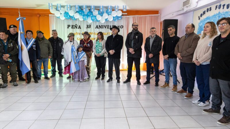 El Municipio acompañó los festejos por el 33 aniversario del CPB San Martín