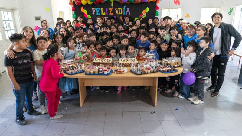 Más de 200 niños disfrutaron de los Festejos de las Infancias en los barrios Máximo Abásolo y San Martín