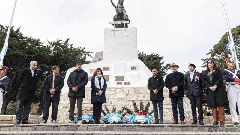 Othar acompañó el acto por el 175° aniversario del Paso a la inmortalidad del Gral. José de San Martín