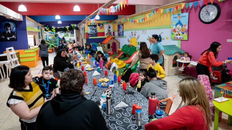 Niños y niñas del jardín maternal CPB San Martín disfrutaron una jornada recreativa