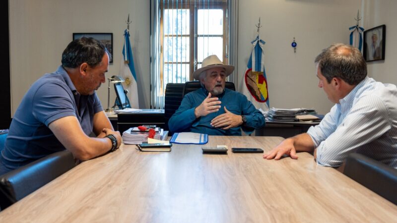 Othar recibió al diputado nacional Luque por la catástrofe en el cerro Hermitte
