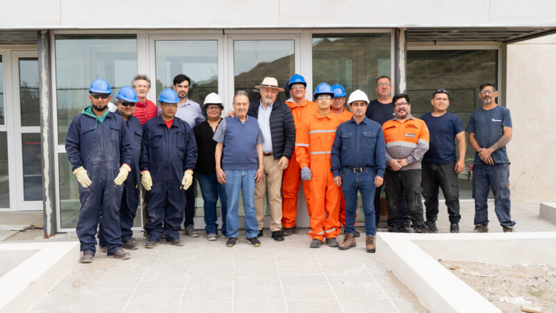 Othar recorrió la futura planta de Gamar emplazada en Ruta N° 39 camino a Diadema