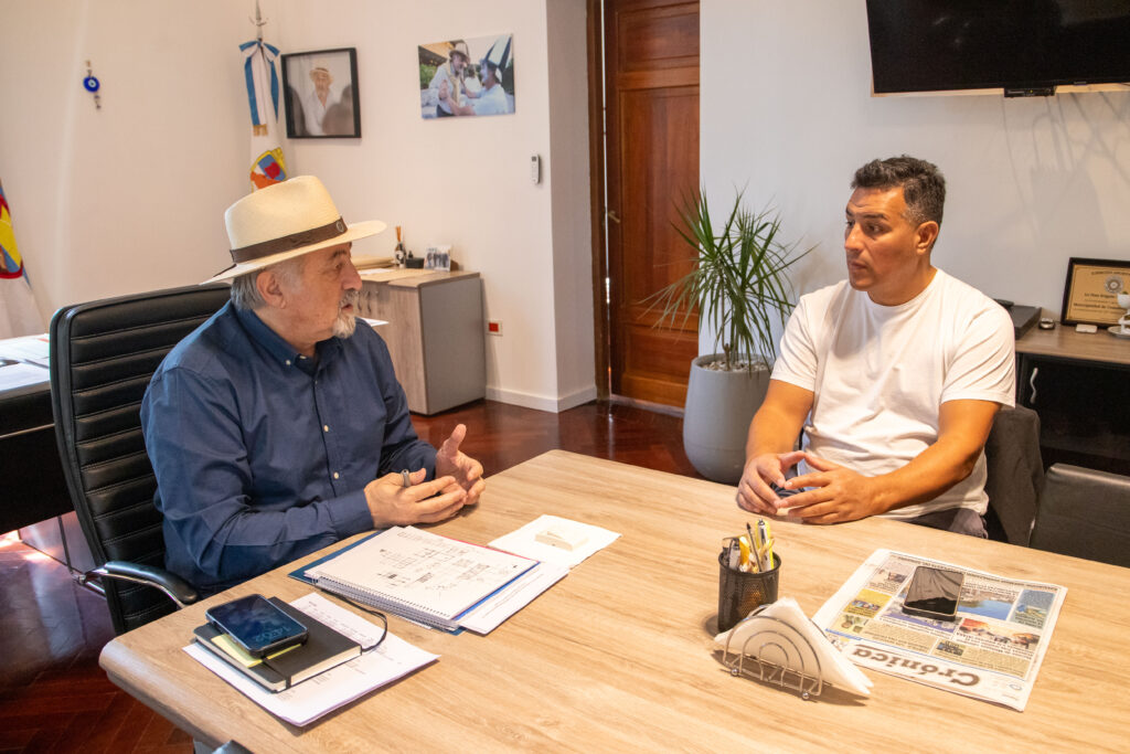 Comodoro Rivadavia. Othar recibió al intendente de Sarmiento para fortalecer la agenda regional