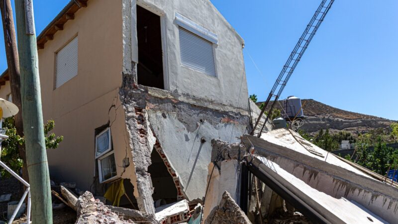 La Municipalidad extenderá el Certificado de Afectación por la Emergencia Geológica y Urbanística