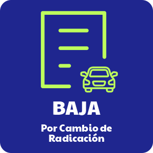 Baja por cambio de radicación