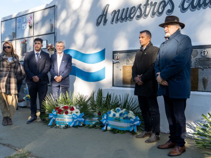 Macharashvili participó de los actos conmemorativos por Malvinas