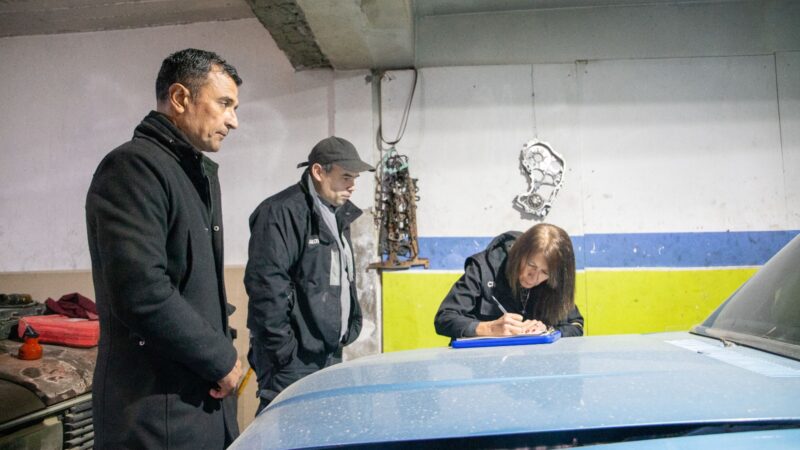 El Municipio controló talleres y desarmaderos para regularizar habilitaciones comerciales en la ciudad