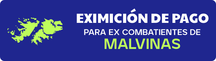 Eximición de pago Impuesto Inmobiliario para Ex Combatientes Malvinas