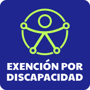 Exención vehículos de personas con discapacidad