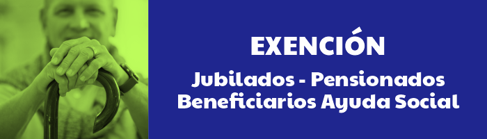 Exención del Impuesto Inmobiliario y Tasa de Higiene Urbana para Jubilados, Pensionados y Beneficiarios Ayuda Social