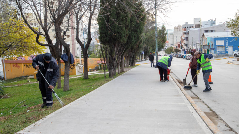 La Municipalidad avanza con tareas de mantenimiento integral en la ciudad