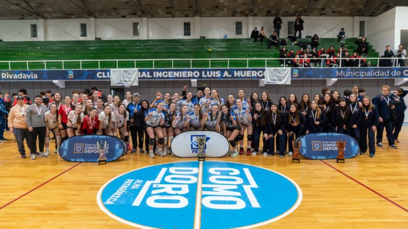 Comodoro Rivadavia coronó a los campeones del Nacional Sub-16 de Vóley