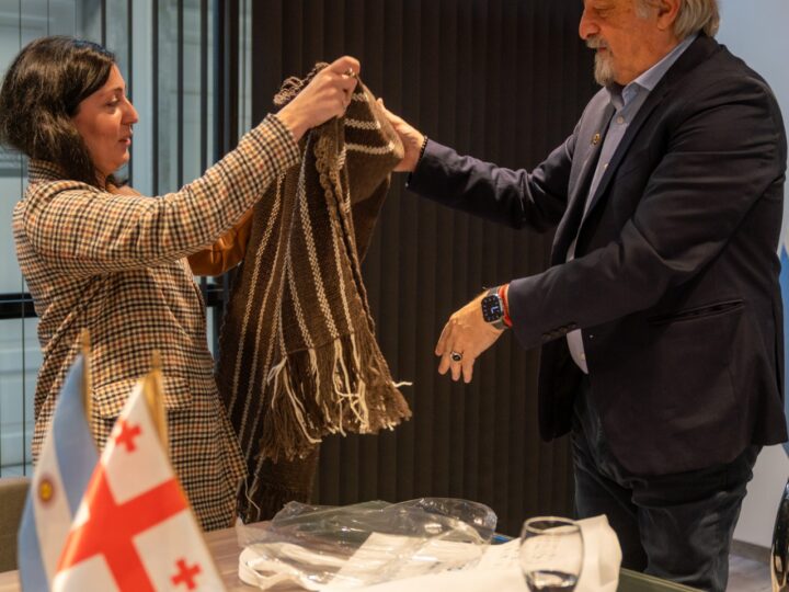 Othar impulsa lazos de cooperación bilateral entre Comodoro y Georgia