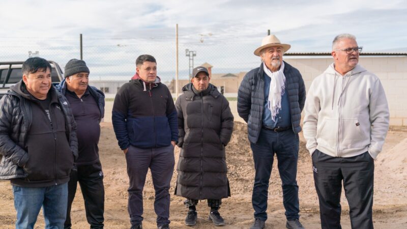 Othar recorrió el avance de las obras en el Hotel Deportivo, el Club Nueva Generación y la vecinal del barrio 30 de Octubre