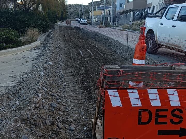 El Municipio intervino la calle Diego Simón de Los Tilos y solucionó un grave peligro de anegamiento