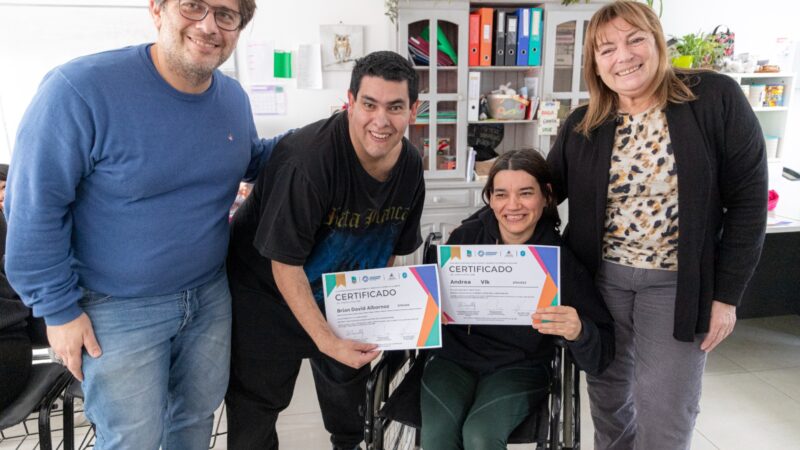 Personas con discapacidad recibieron su certificación en Buenas Prácticas de Manufacturas