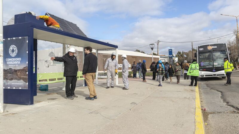 Comodoro avanza con la instalación de nuevas garitas de última generación
