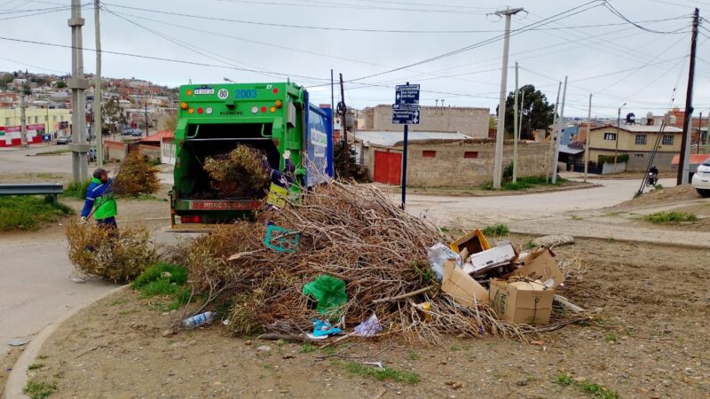 El Municipio avanza en el programa “Barrio limpio” de retiro de residuos y restos de poda