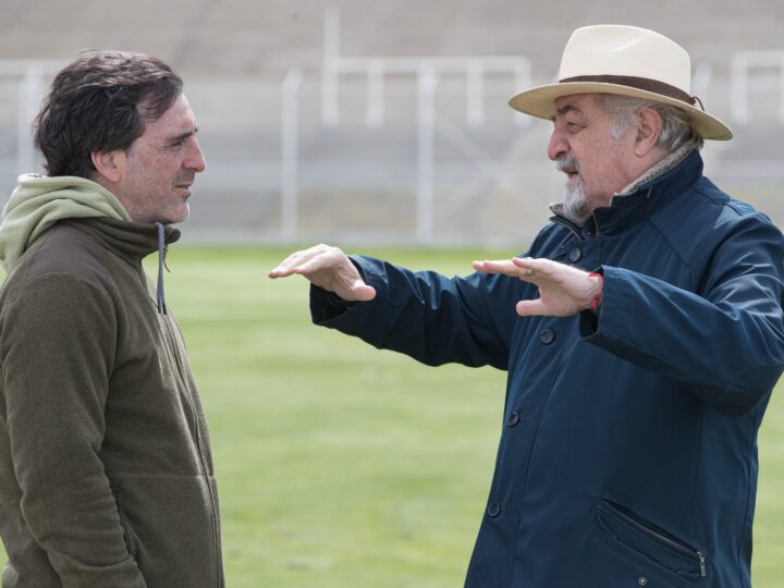 Othar supervisó las tareas de reacondicionamiento en el Estadio Municipal